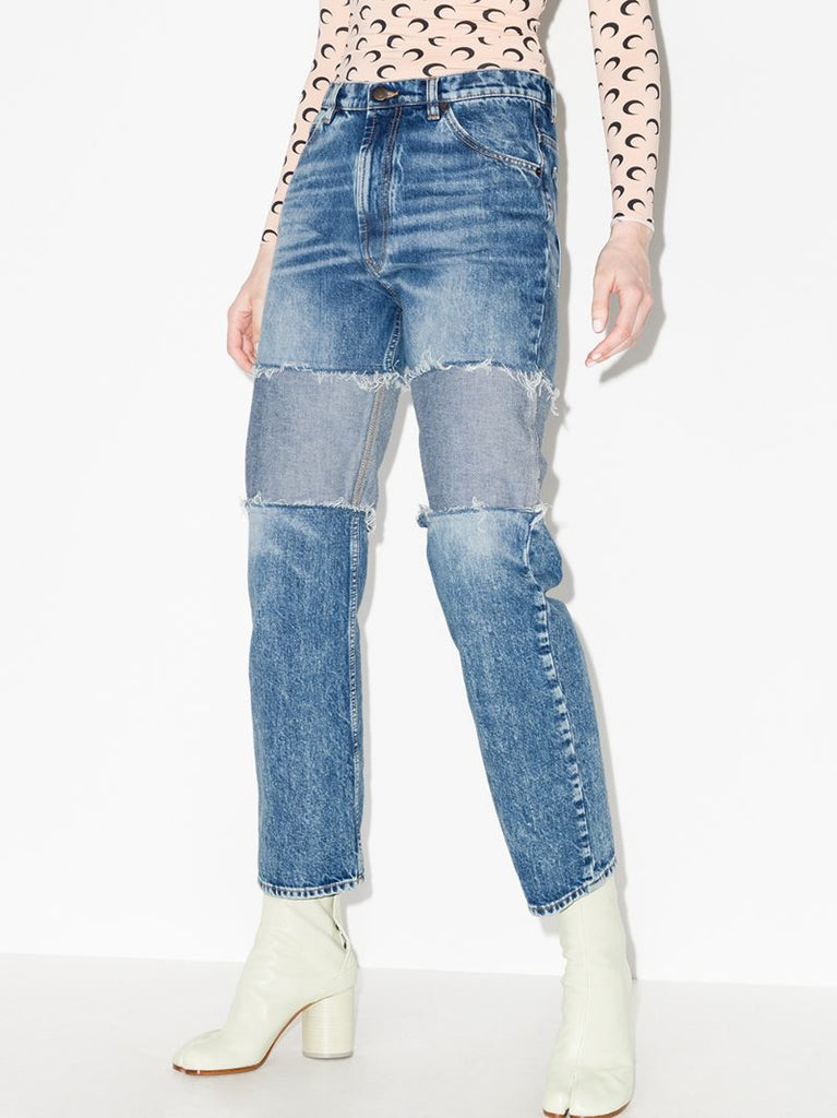 Reverse Panel Boyfriend Jeans