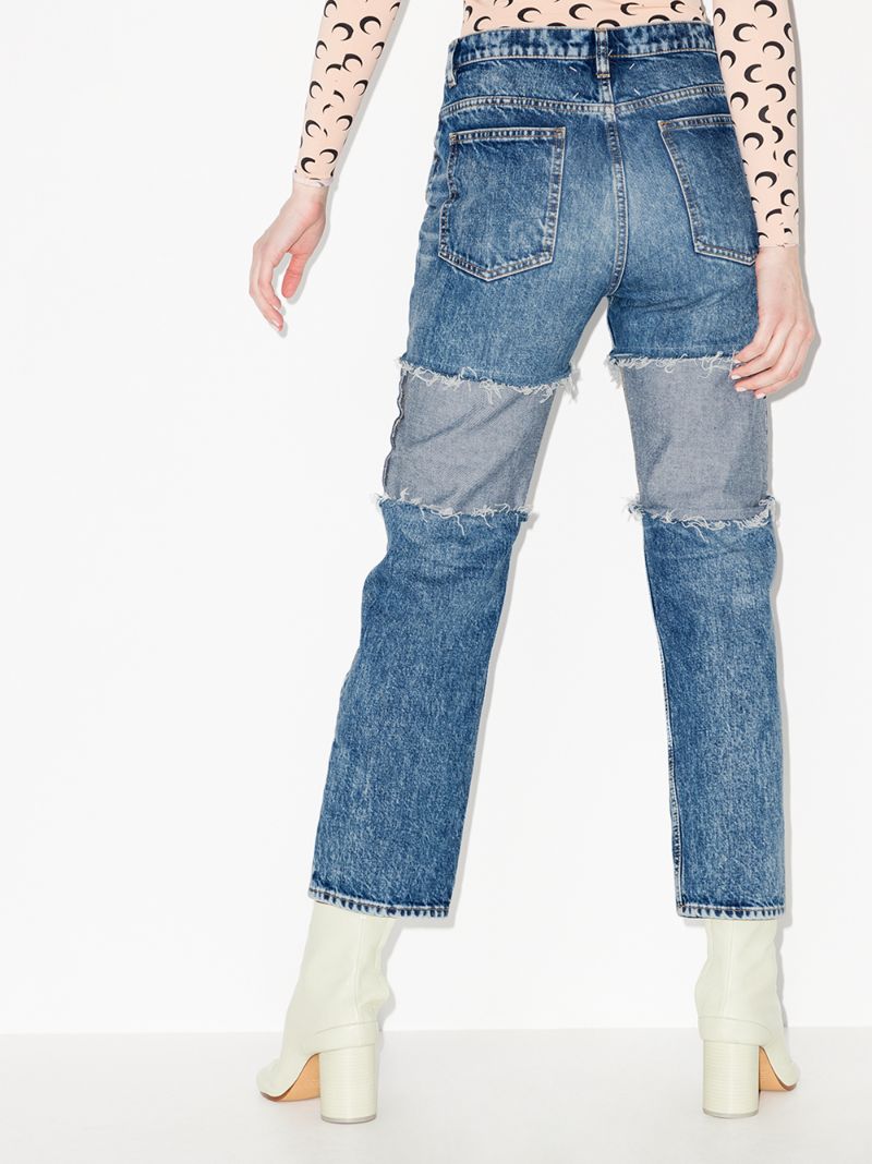 Reverse Panel Boyfriend Jeans