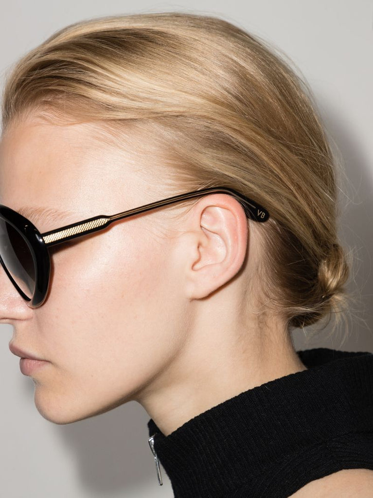 Black Butterfly Frame Sunglasses