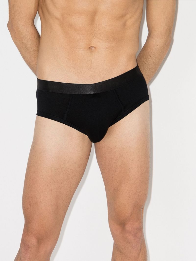 Logo Waistband Briefs Set