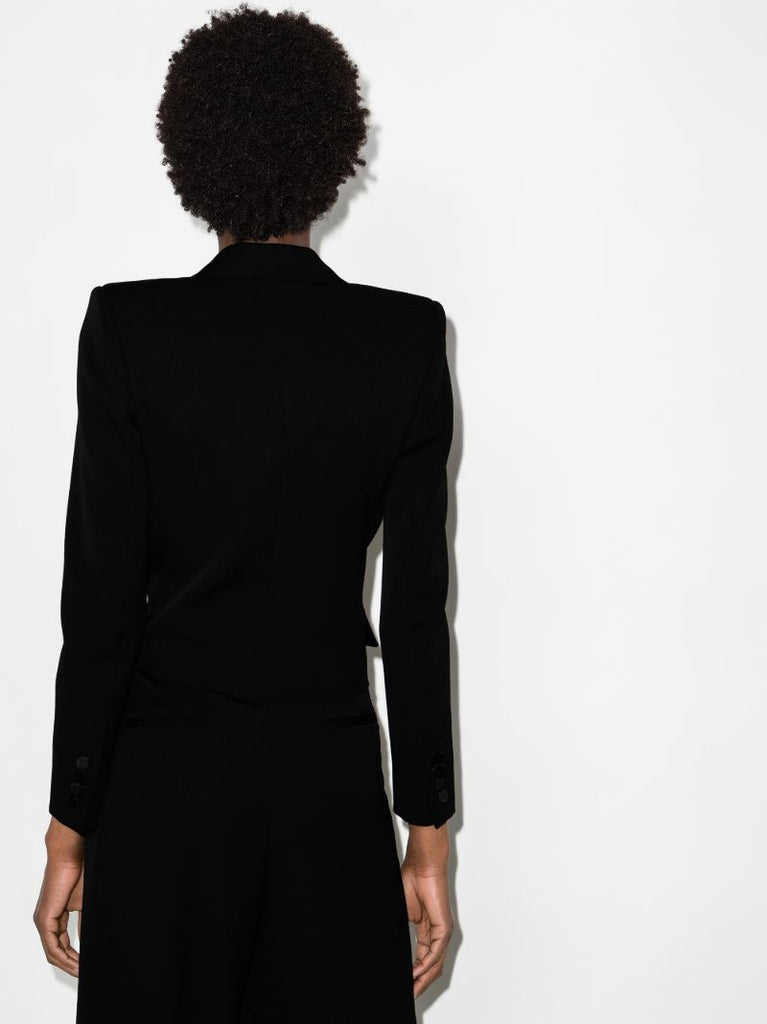 Cropped Tuxedo Jacket