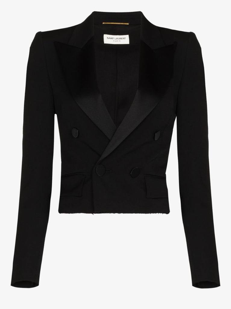 Cropped Tuxedo Jacket