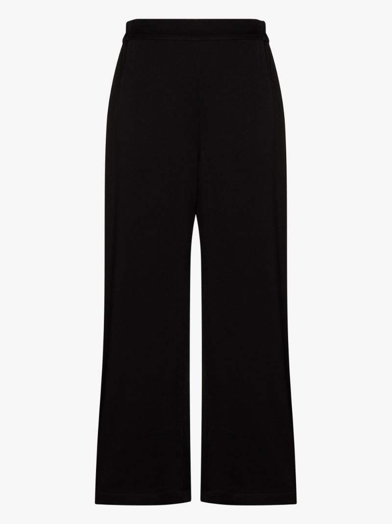 Straight Leg Cropped Trousers