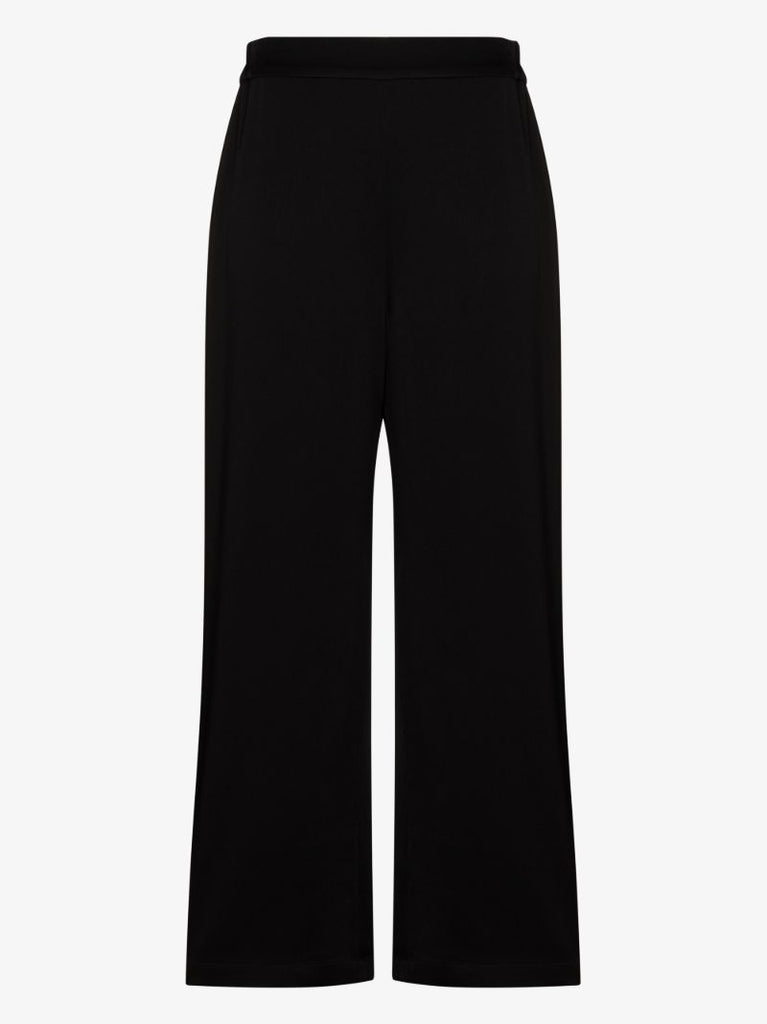 Straight Leg Cropped Trousers