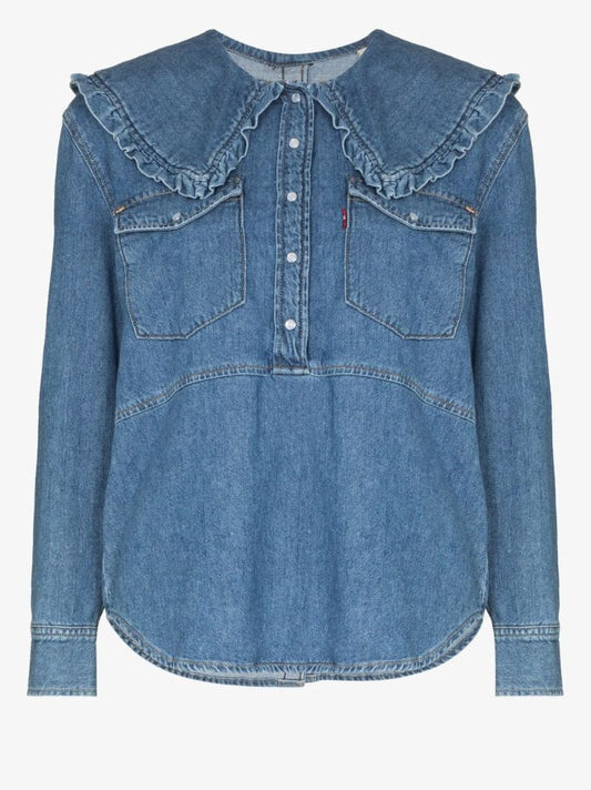 X Levis Denim Blouse