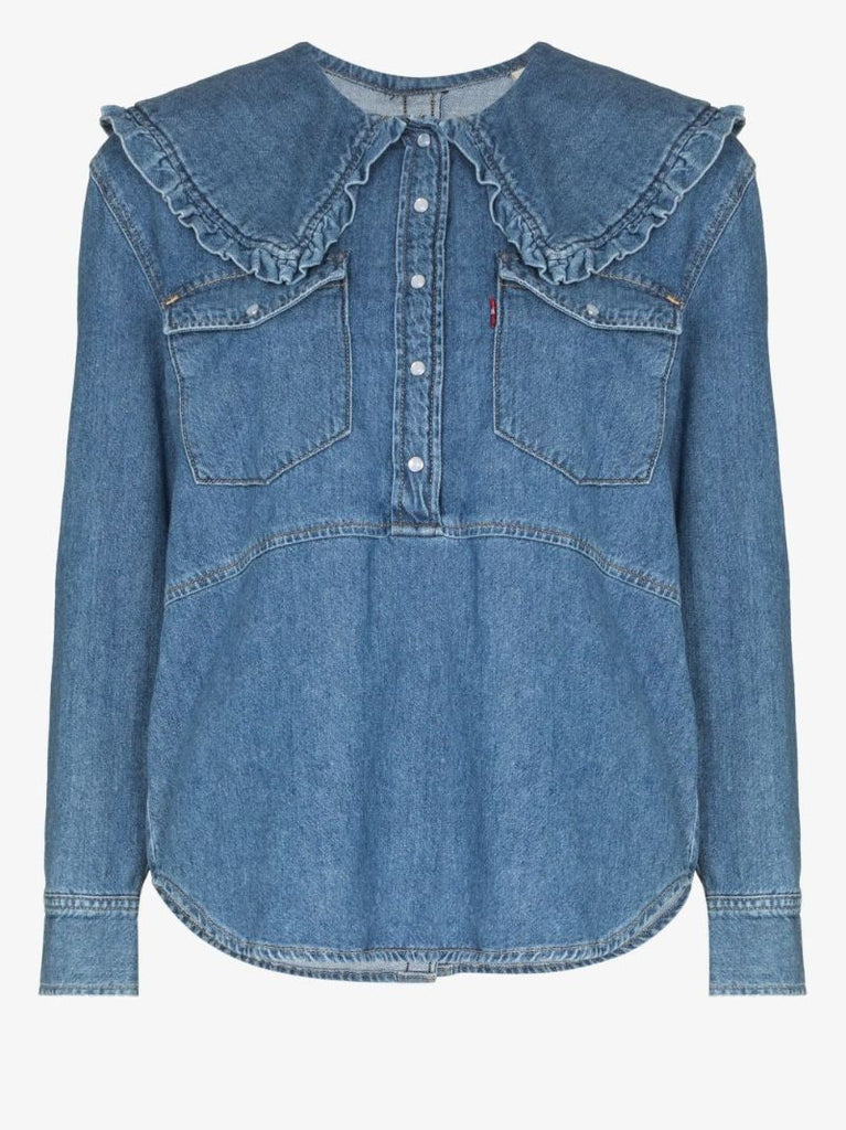 X Levis Denim Blouse