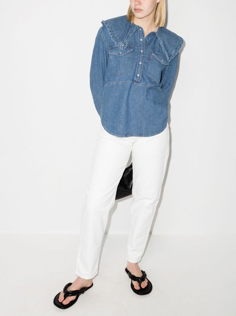 X Levis Denim Blouse