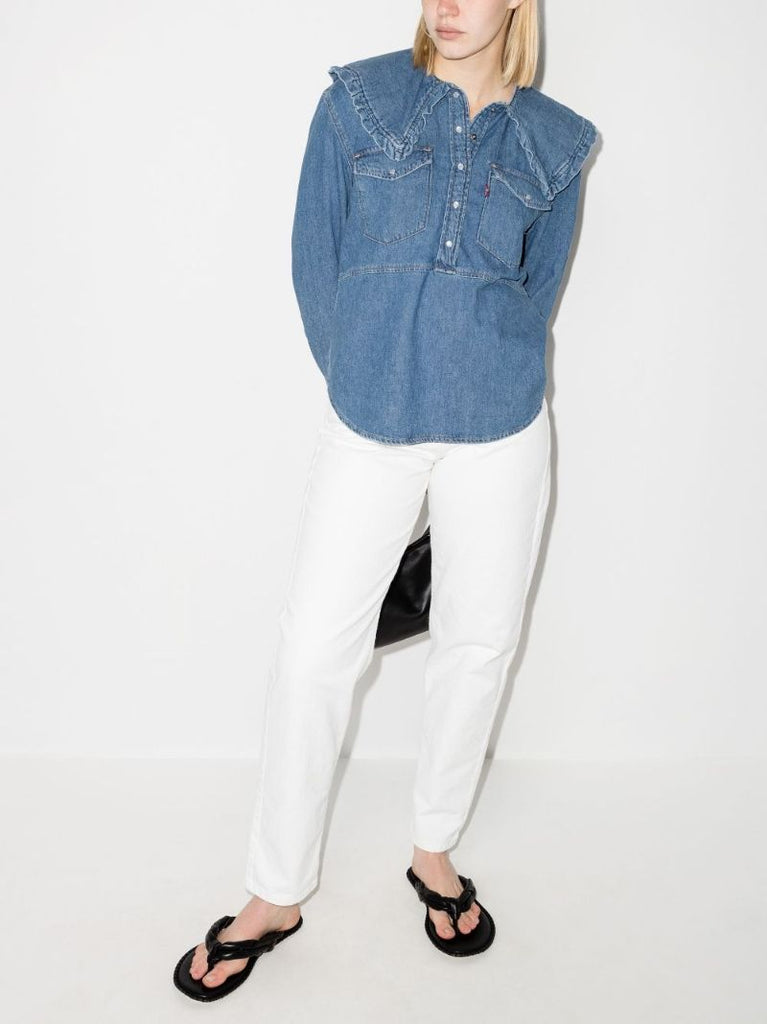 X Levis Denim Blouse