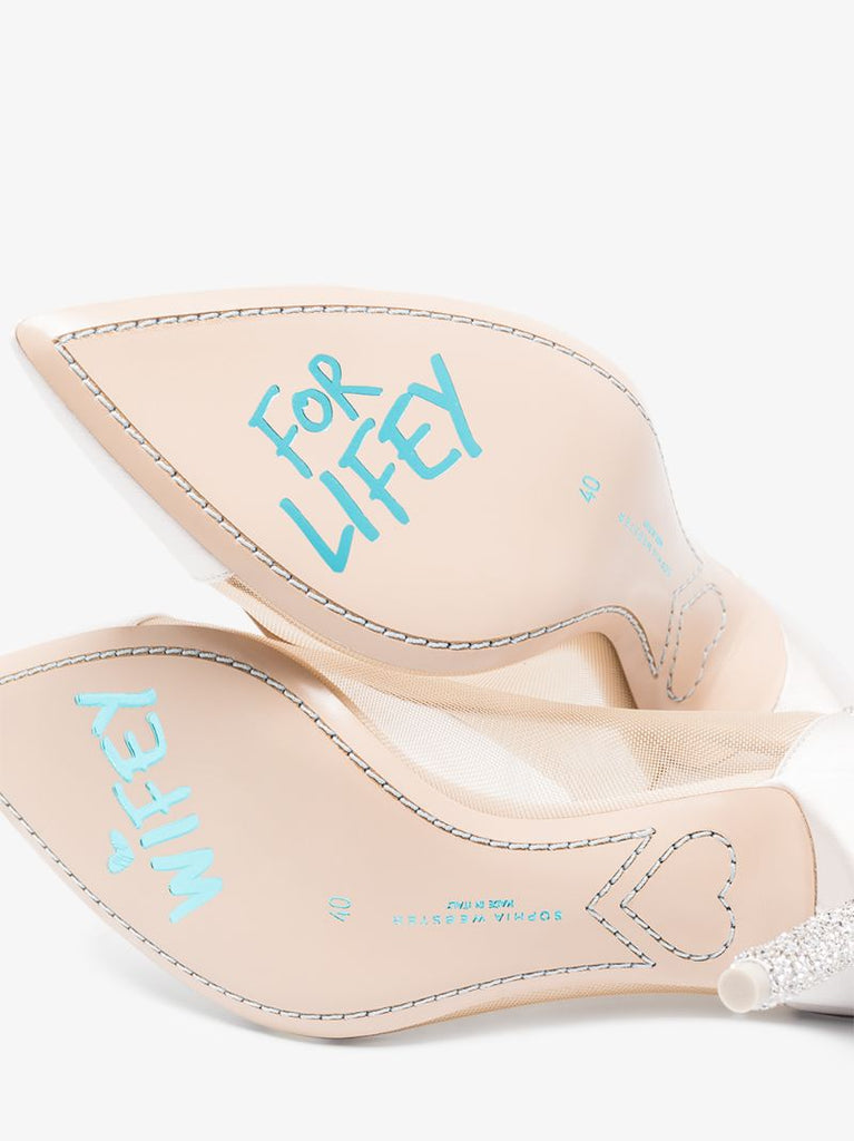 Jasmine 85 Crystal Embellished Pumps