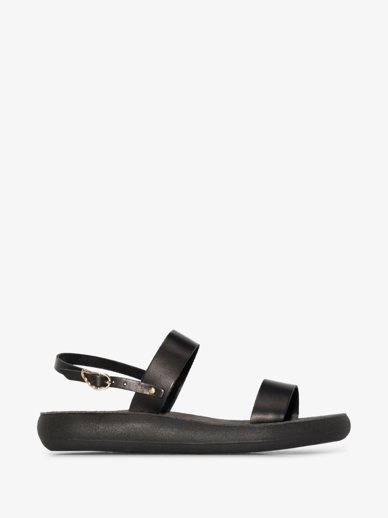 Black Clio Leather Sandals