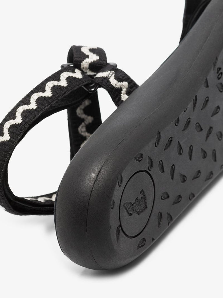 Black Poria Comfort Trekking Sandals