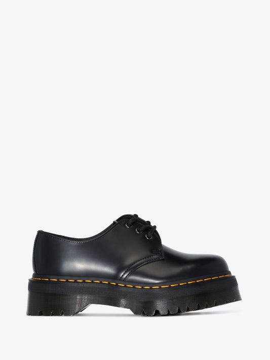 Black 1461 Platform Leather Shoes