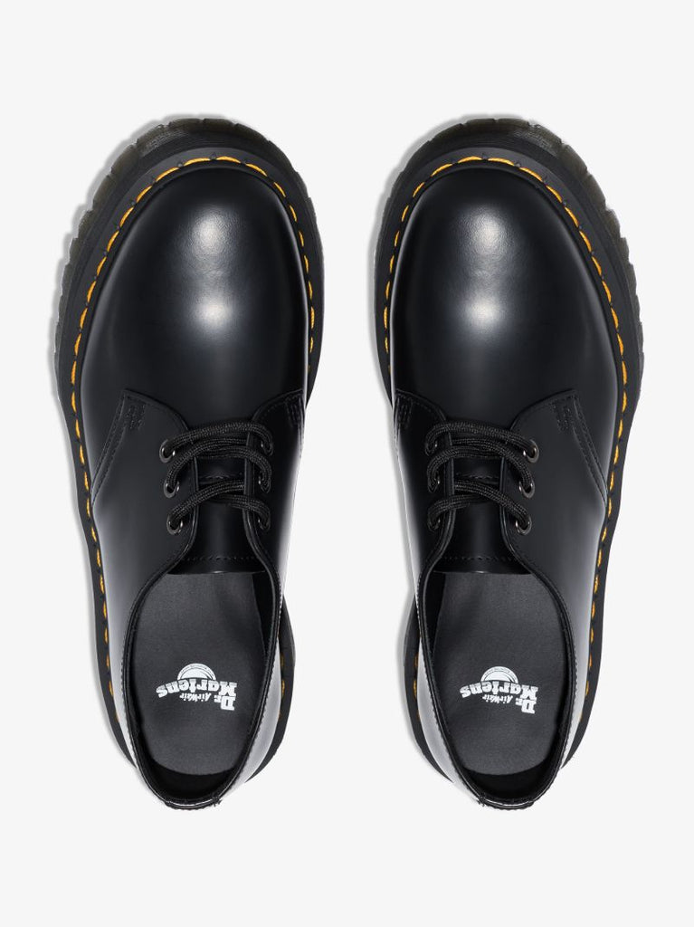 Black 1461 Platform Leather Shoes