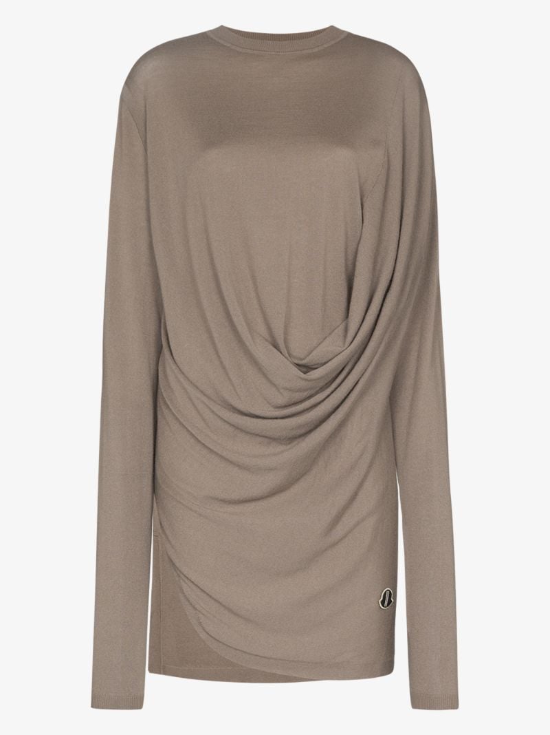 Draped Cashmere Sweater