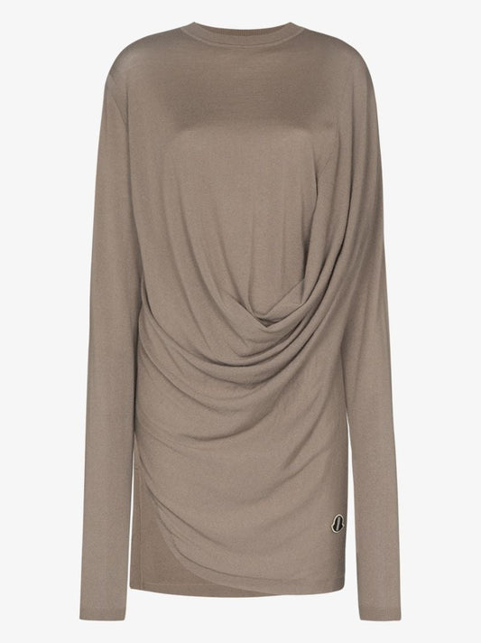 Draped Cashmere Sweater