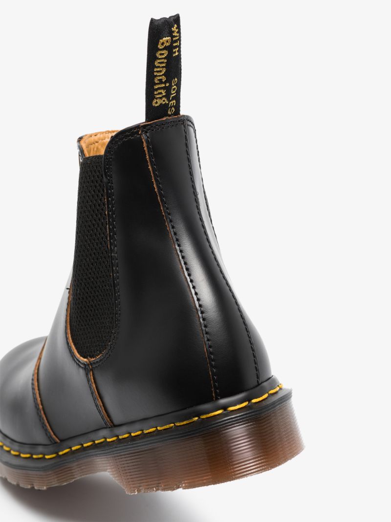 Black Vintage 2976 Chelsea Leather Boots