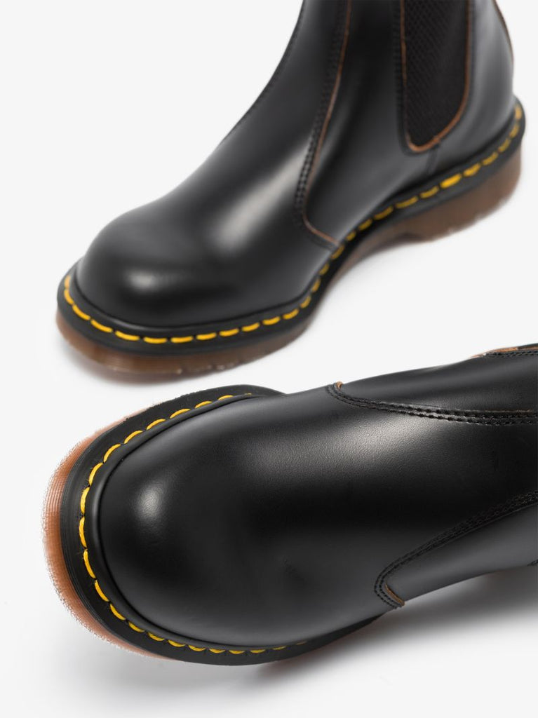 Black Vintage 2976 Chelsea Leather Boots