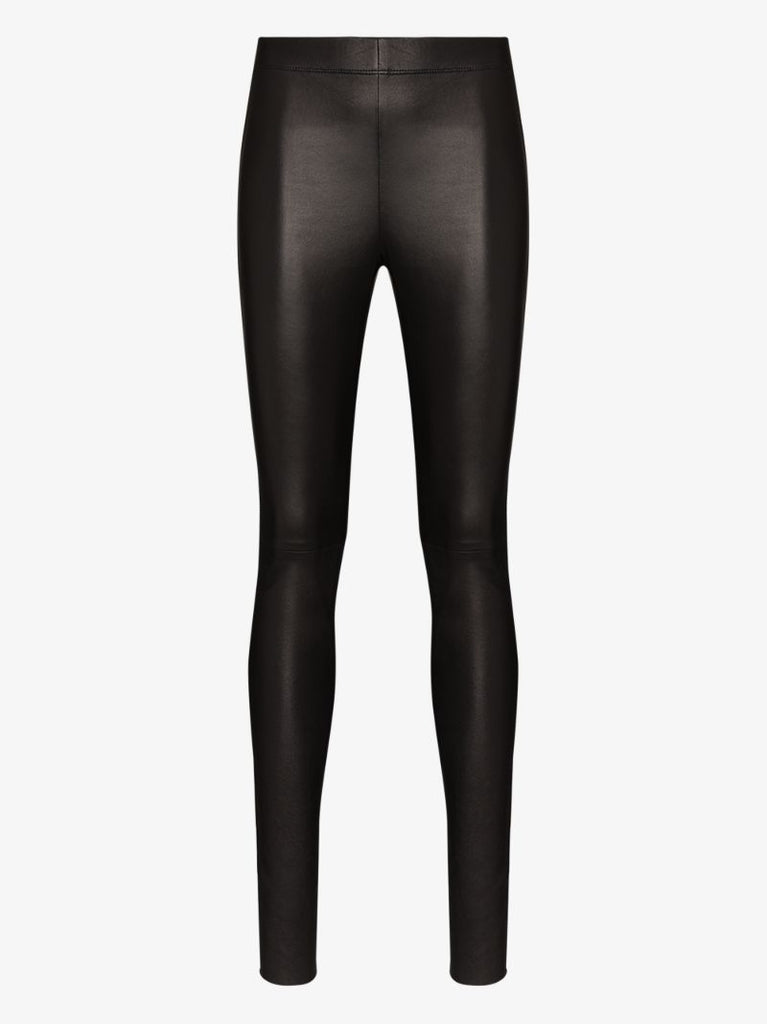High Waist Leather Leggings