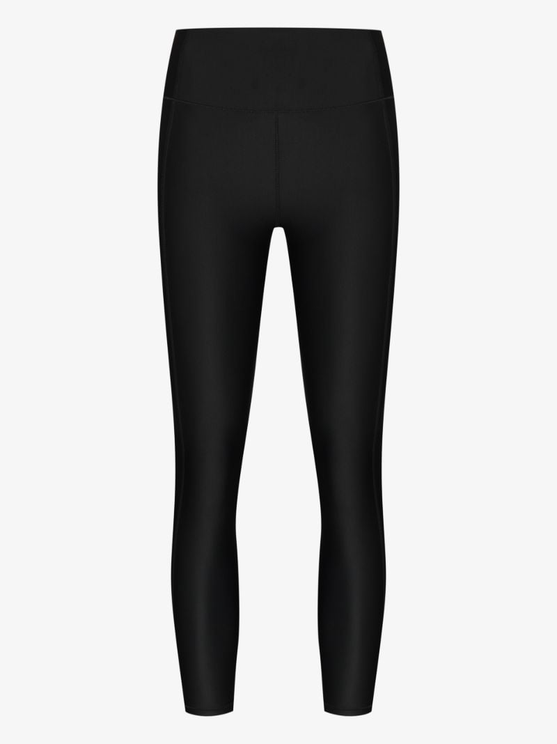 Black High Shine 7/8 Training Leggings