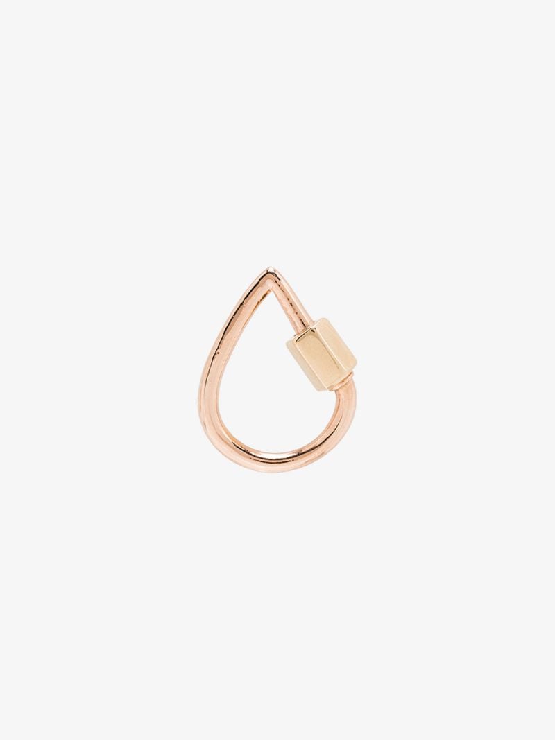 14k Rose and Yellow Gold Baby Drop Lock Charm