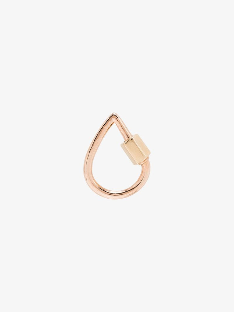 14k Rose and Yellow Gold Baby Drop Lock Charm