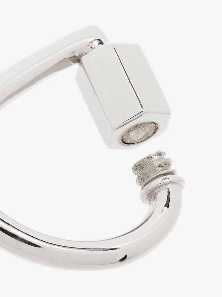 14k White Gold Baby Drop Lock Charm