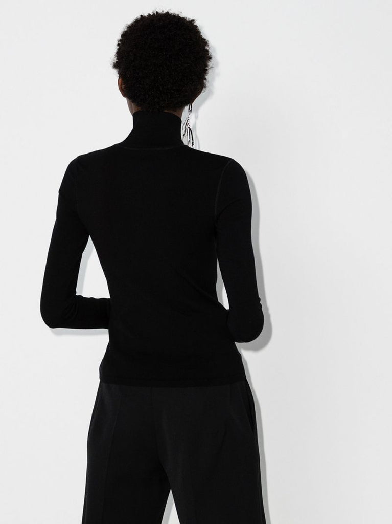 High Neck Logo Top