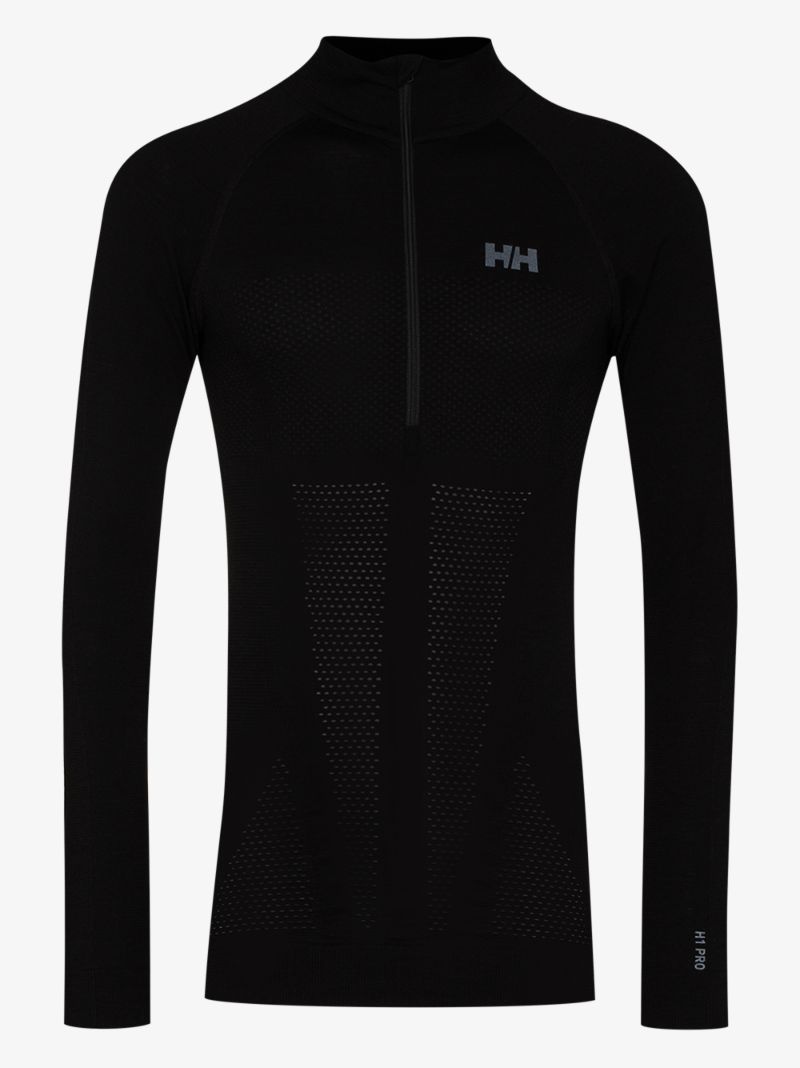 Black H1 Pro Lifa Seamless Sweater