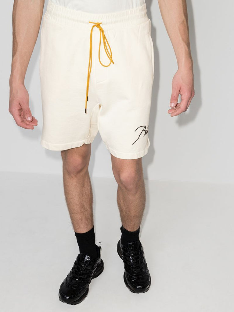 Logo Embroidered Track Shorts