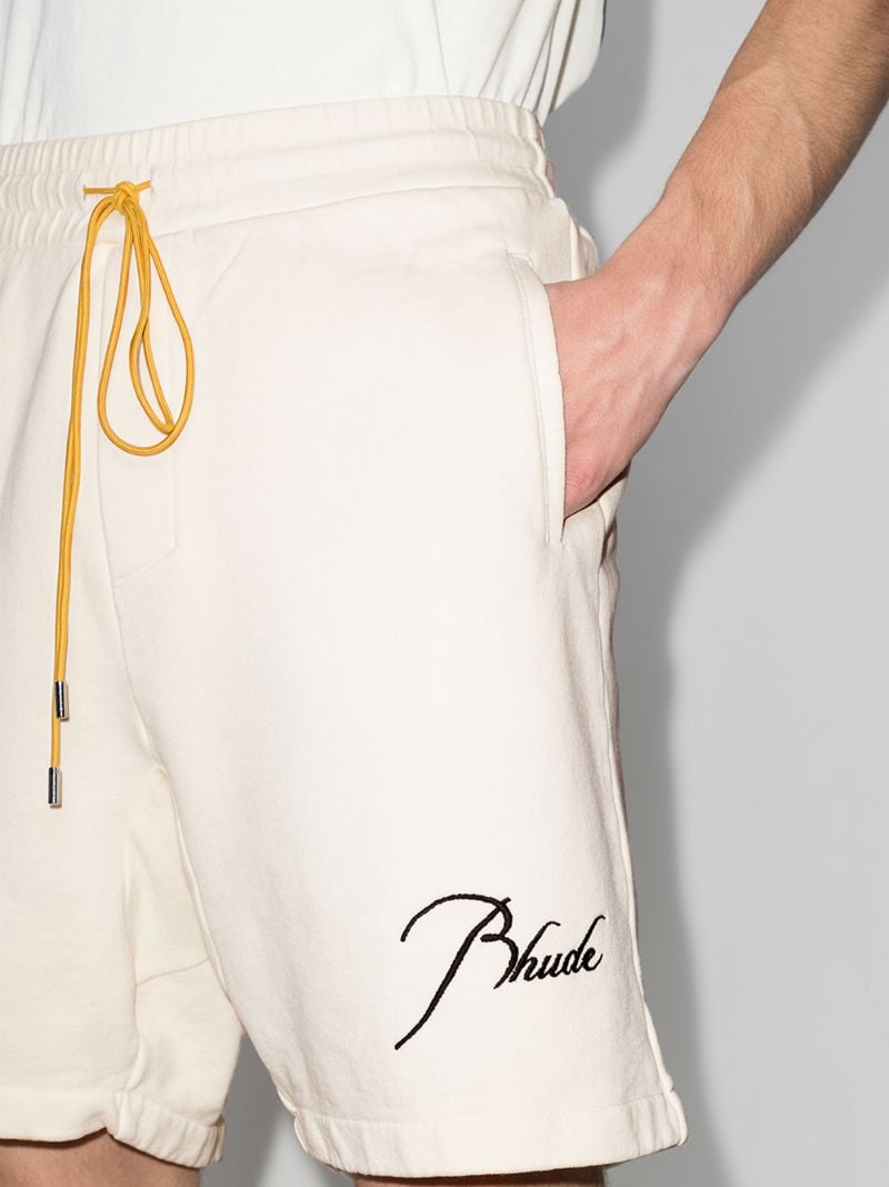 Logo Embroidered Track Shorts