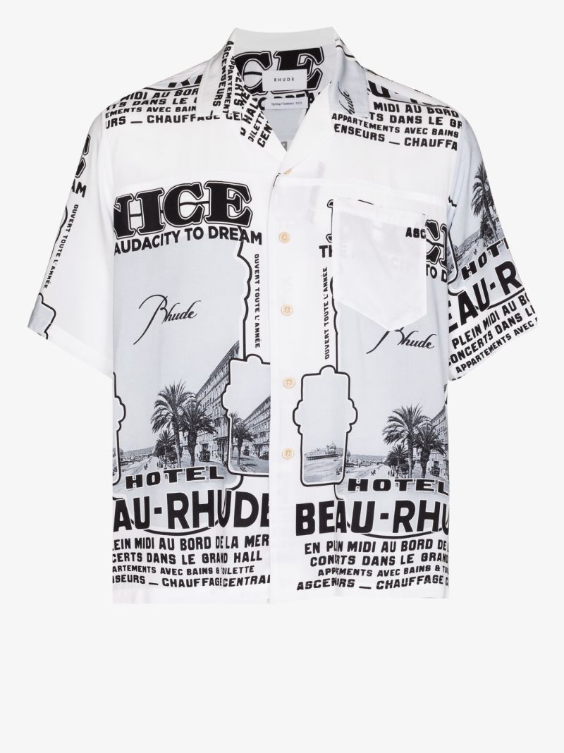 Nice Printed Short Sleeve Shirt