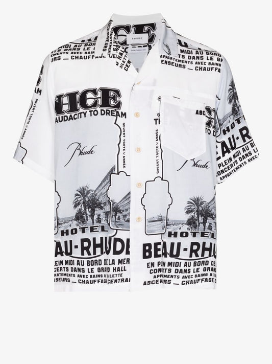 Nice Printed Short Sleeve Shirt