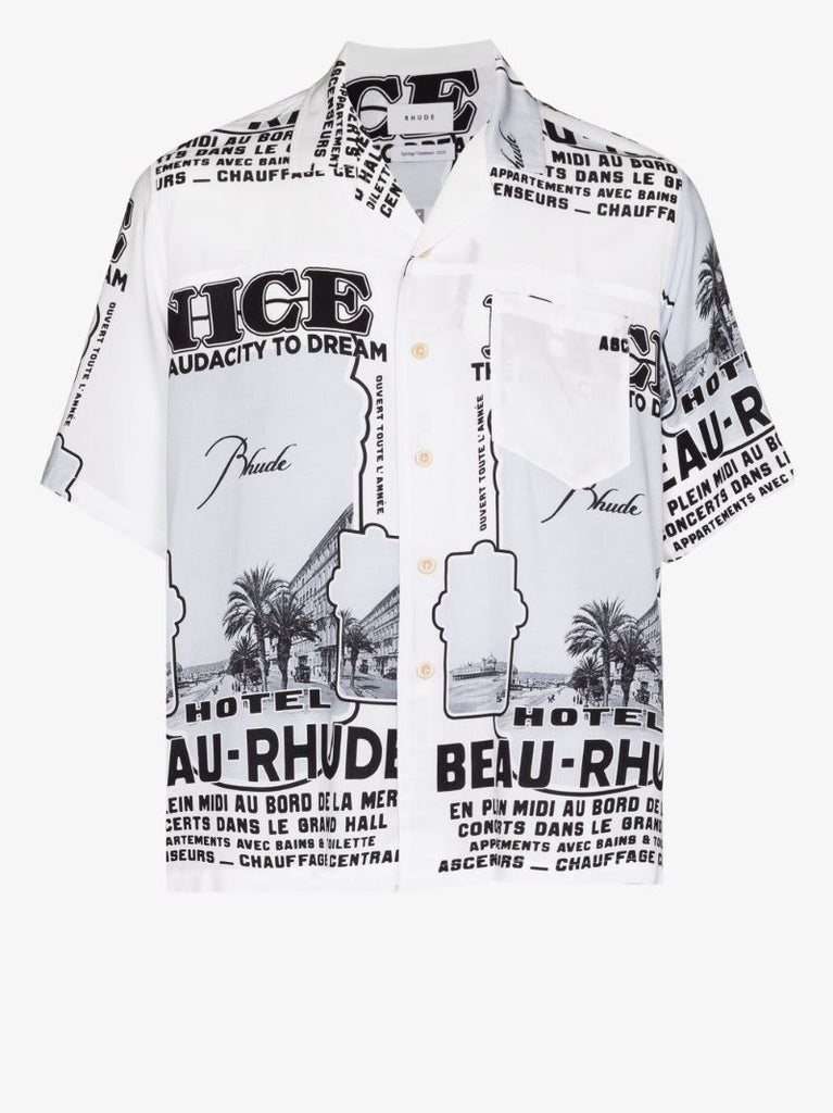 Nice Printed Short Sleeve Shirt