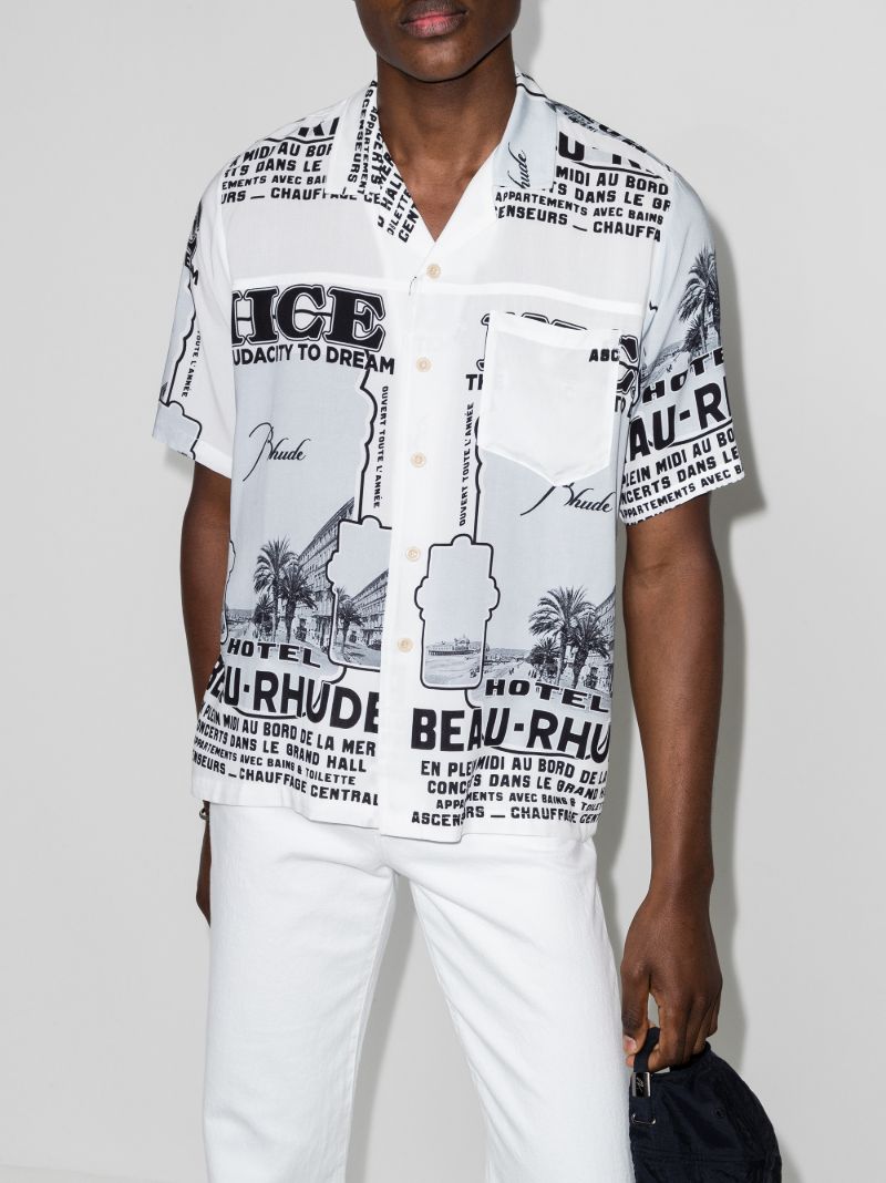 Nice Printed Short Sleeve Shirt