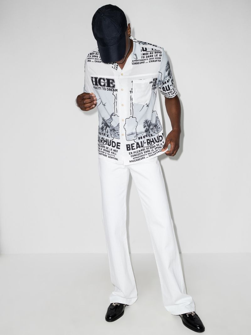 Nice Printed Short Sleeve Shirt