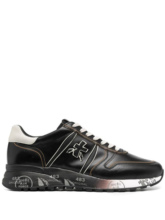 Black Lander Low-top Leather Sneakers