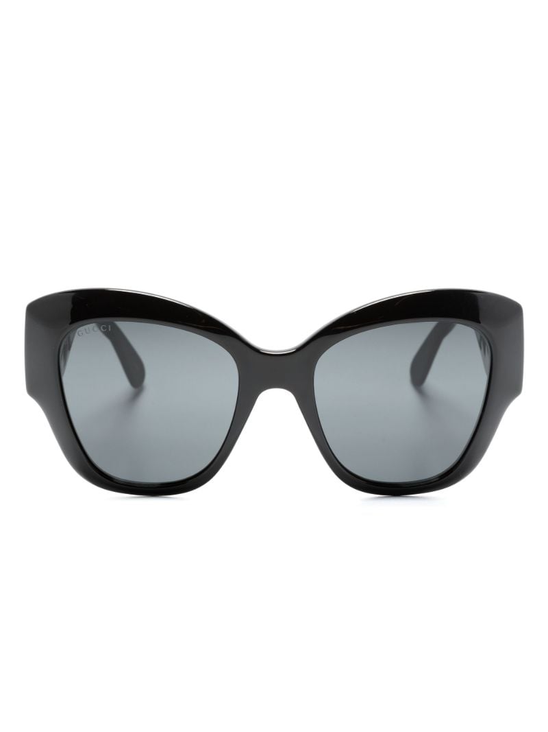 Black Gg0808s Cat Eye Frame Sunglasses