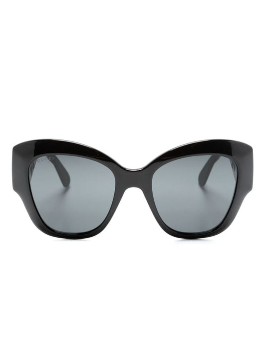 Black Gg0808s Cat Eye Frame Sunglasses