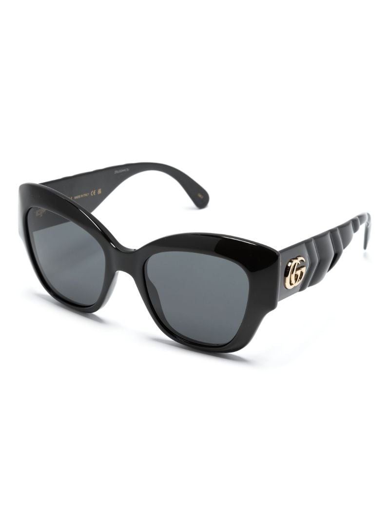 Black Gg0808s Cat Eye Frame Sunglasses