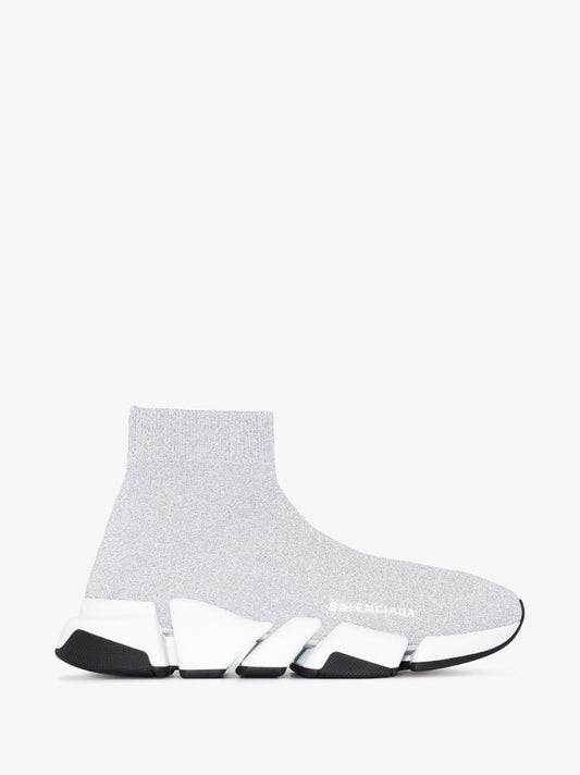 Grey Speed Sock Sneakers