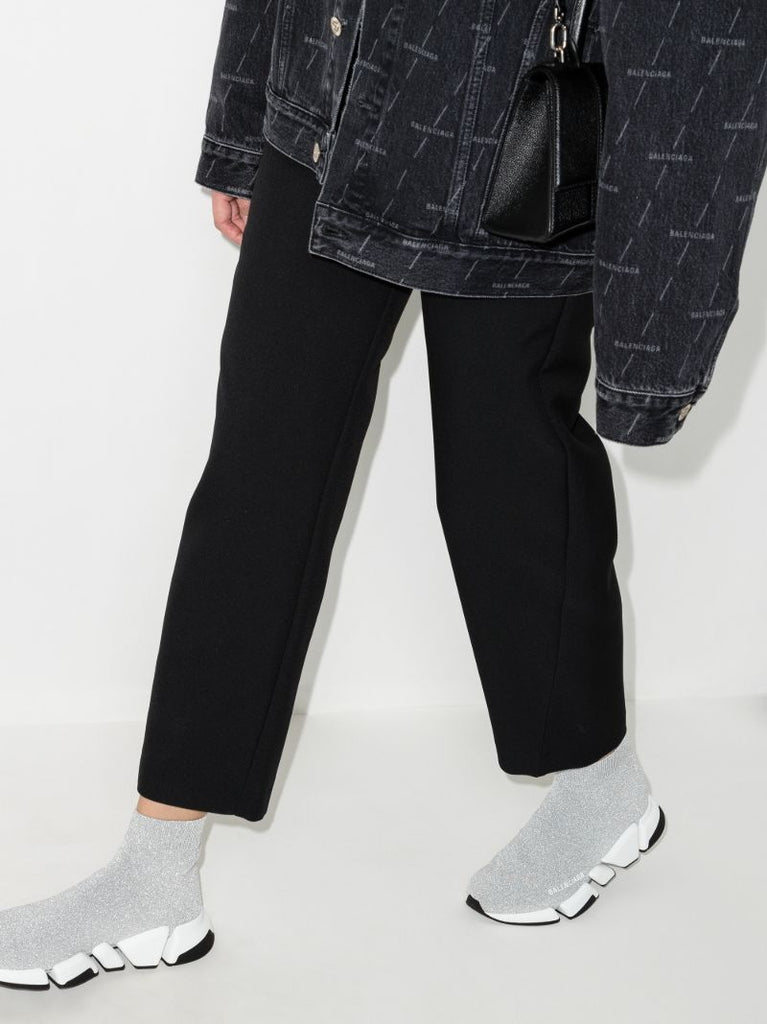 Grey Speed Sock Sneakers