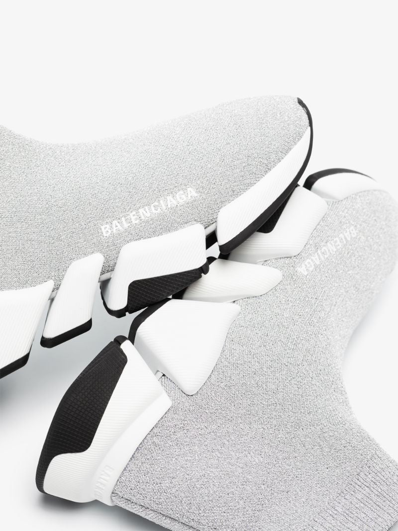 Grey Speed Sock Sneakers