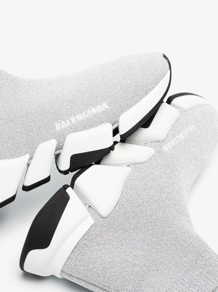 Grey Speed Sock Sneakers