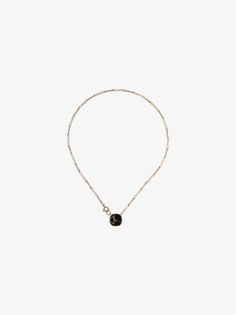 9kt Yellow Gold Diamond Varda NÃ_x0082_Âº2 Necklace