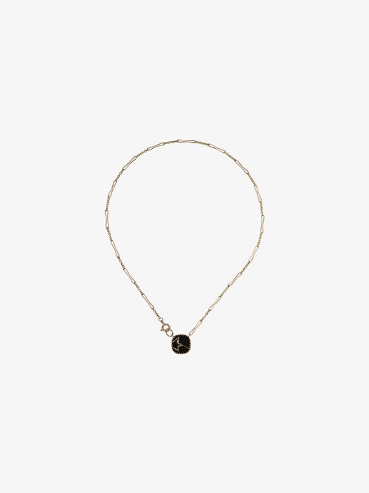 9kt Yellow Gold Diamond Varda NÃ_x0082_Âº2 Necklace