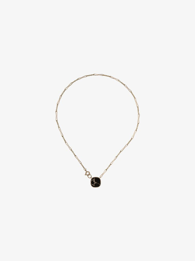 9kt Yellow Gold Diamond Varda NÃ_x0082_Âº2 Necklace