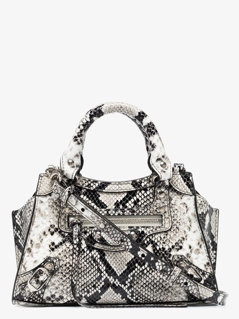 Mini Neo Classic City Snakeskin-effect Tote Bag