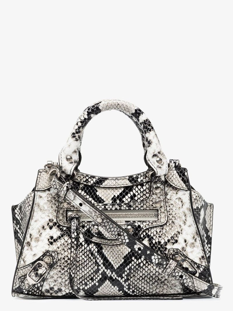Mini Neo Classic City Snakeskin-effect Tote Bag