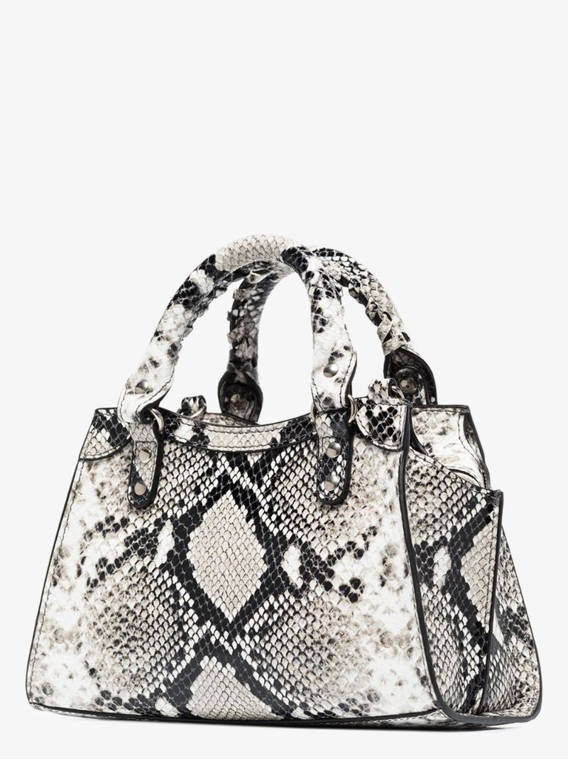 Mini Neo Classic City Snakeskin-effect Tote Bag