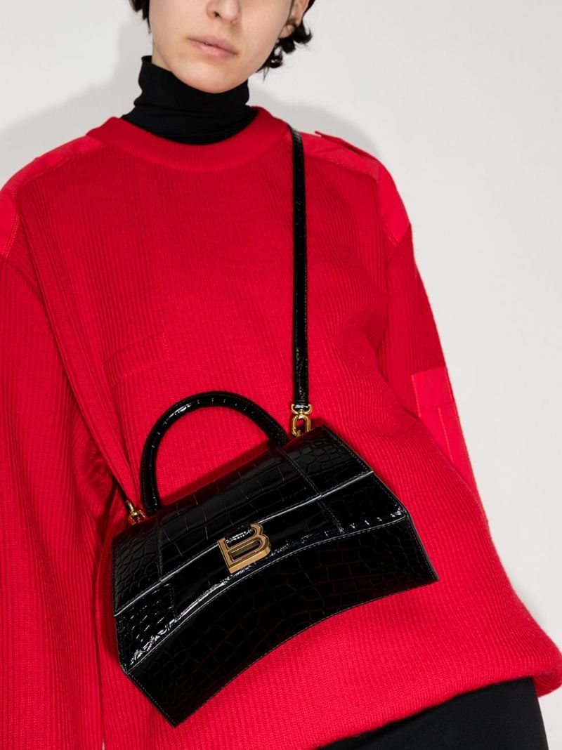 Hourglass Small Top Handle Bag